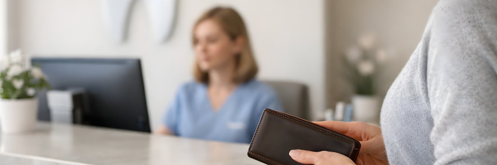 Dentist consulting with a patient about affordable dental care options